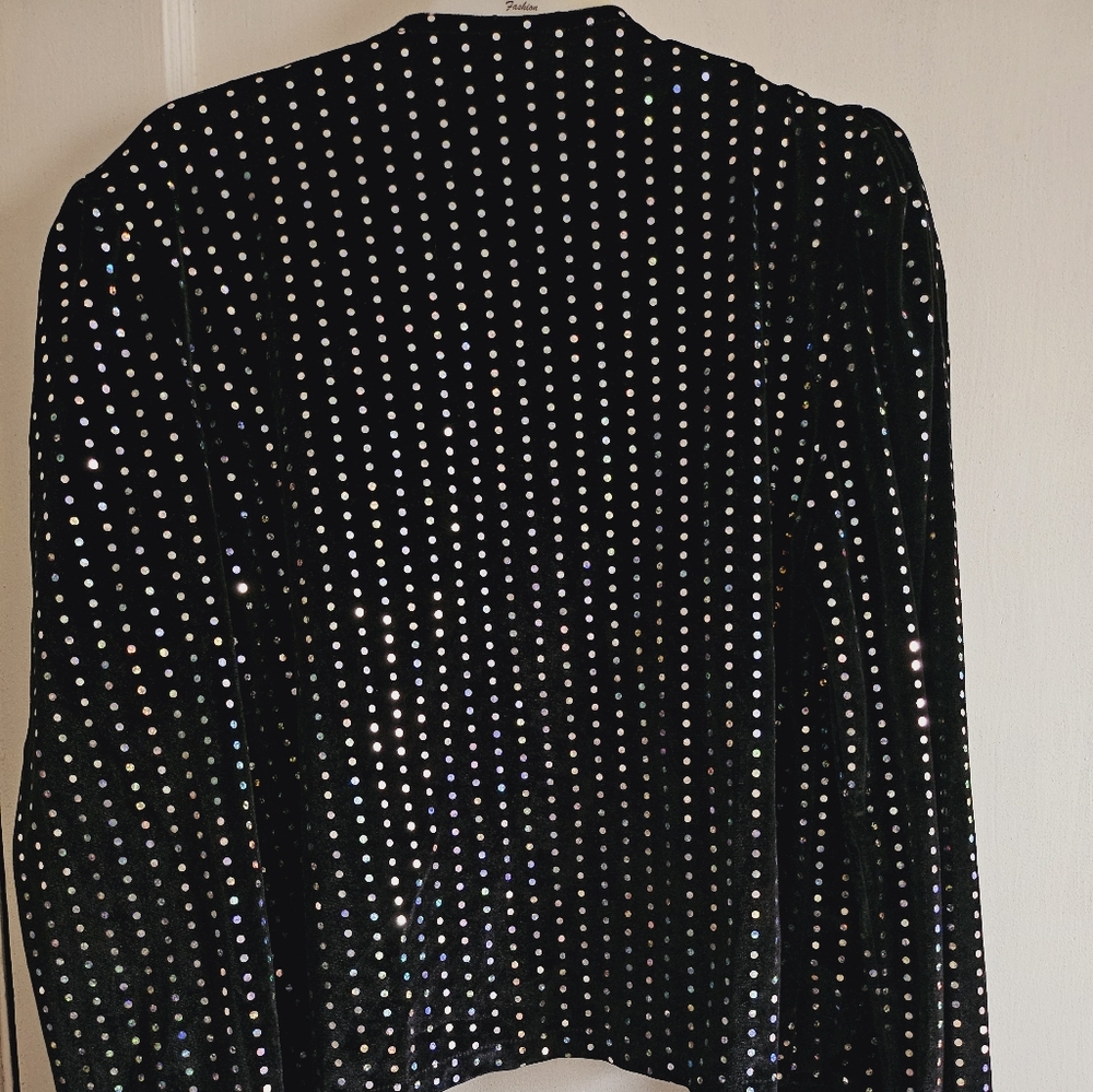 Black sparkle blazer